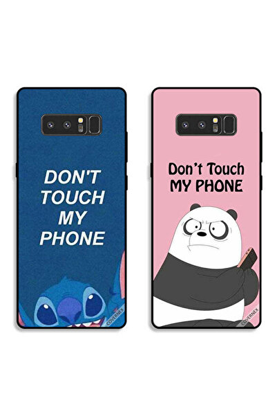 Covernex حافظتان لهاتف سامسونج جالاكسي نوت 8 مع أغطية حماية "لا تلمس هاتفي"