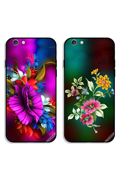 Covernex حافظتان واقيتان لهاتف Apple iPhone 6 Plus/6s Plus بنقشة زهور عالية ا...