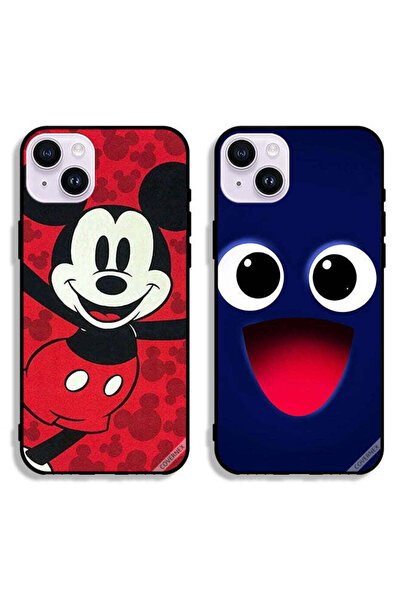 Covernex حافظتان لهاتف Apple iPhone 14، أغطية حماية برسومات ابتسامة سعيدة ومي...