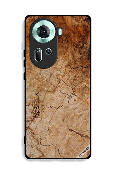 Covernex غطاء حماية لهاتف Oppo Reno11 5G بنمط خشبي عتيق
