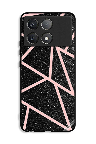 Covernex غطاء حماية لهاتف Xiaomi Redmi K70E 5G بنقشة لامعة ومسارات