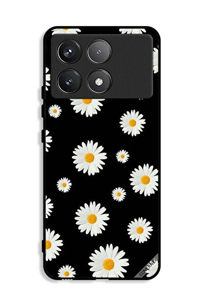 Covernex غطاء حماية لهاتف Xiaomi Redmi K70E 5G بنقشة زهور الشمس الصغيرة