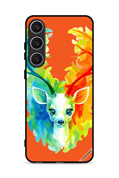 Covernex غطاء حماية لهاتف سامسونج جالكسي S25 بتصميم غزال ملون