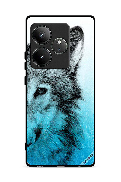 Covernex غطاء حماية لهاتف Realme GT Neo6 5G بتصميم نصف وجه ذئب
