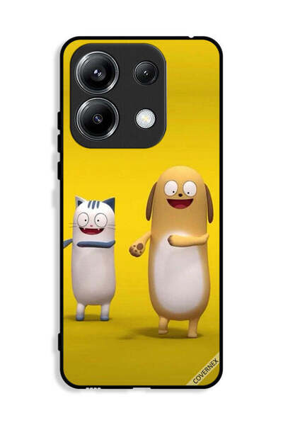 Covernex غطاء حماية لهاتف شاومي ريدمي نوت 13 برو 4G قصة قطة وكلب