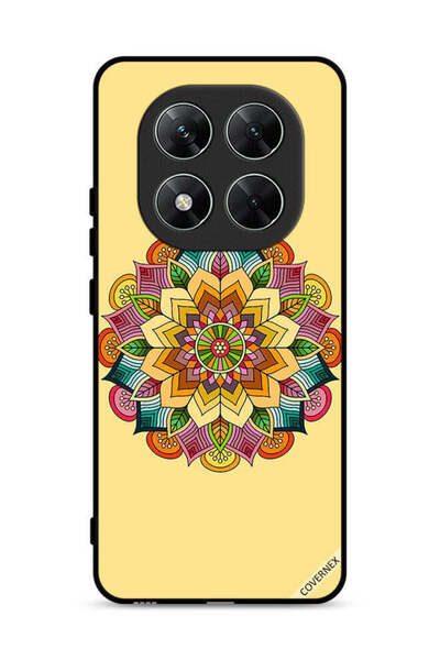 Covernex غطاء حماية لهاتف شاومي ريدمي نوت 14 برو 5G بنمط ماندالا دائري