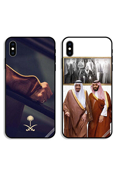Covernex حافظتان لهاتف Apple iPhone X تغطيان الحماية لافتة المملكة العربية ال...