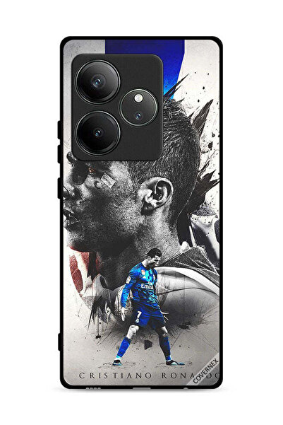 Covernex غطاء حماية لهاتف Realme GT 6T 5G بخلفية كريستيانو رونالدو