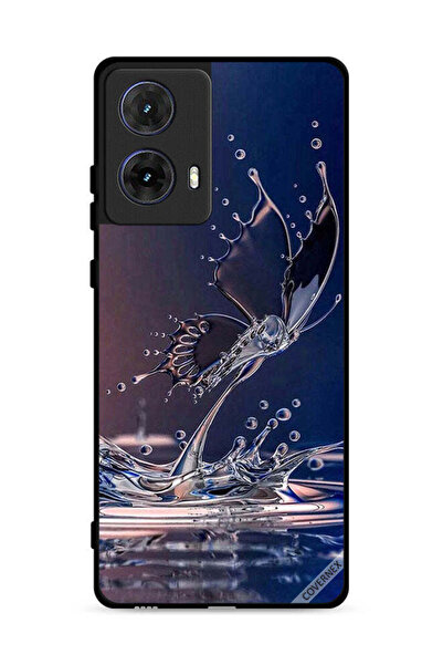 Covernex Motorola Moto G85 5G Protective Case Cover Water Drops Butterfly