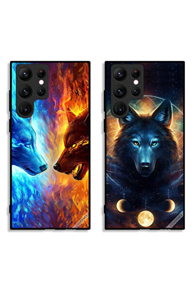 Covernex Two Cases For Samsung Galaxy S22 Ultra 5G Protective Covers Wolf and...