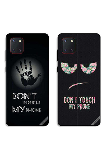 Covernex حافظتان لهاتف سامسونج جالكسي نوت 10 لايت، أغطية حماية بتصميم "لا تلم...