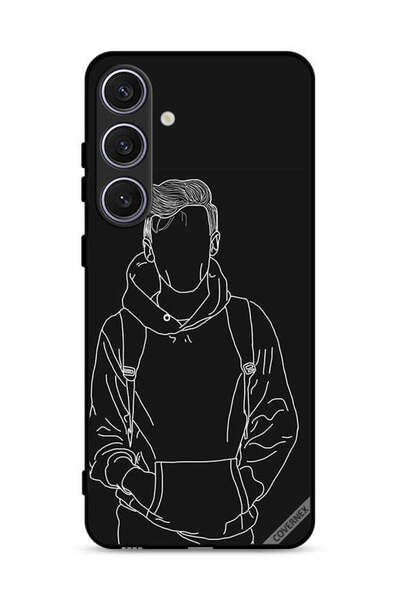 Covernex غطاء حماية لهاتف سامسونج جالاكسي S25 بلس، رسم لشخصية فتى جاكيت