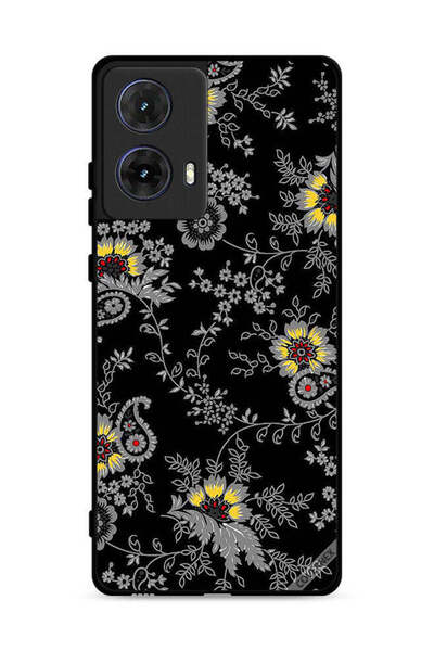 Covernex غطاء حماية لهاتف موتورولا موتو جي 85 5G بخلفية زهور فنية