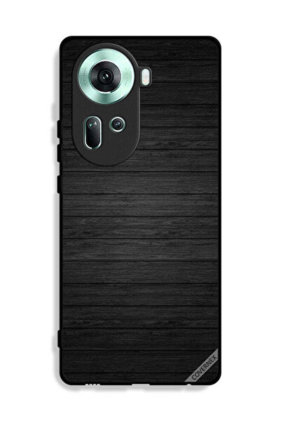 Covernex غطاء حماية لهاتف Oppo Reno11 5G بنمط خشبي داكن