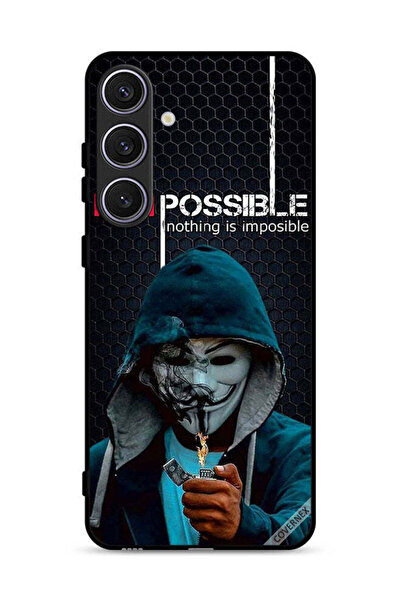 Covernex غطاء حماية لهاتف سامسونج جالكسي S25 - خلفية "أنا ممكن، لا شيء مستحيل"