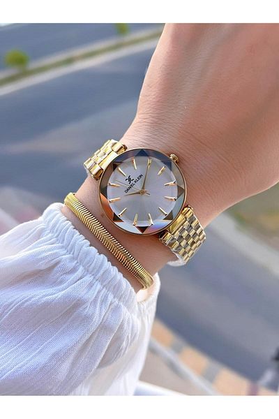 Daniel Klein Women's Wrist Watch+Wristband V92601.5 with Special Cut Glass 3 Atm Water Resistant 2 Years Warranty