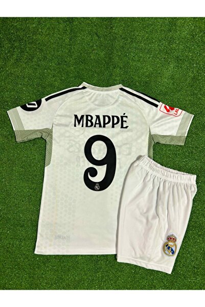 FRAGOLA Real Madrid 2025/26 Yeni Sezon Kylian Mbappe iç Saha Çocuk Forması 2'...