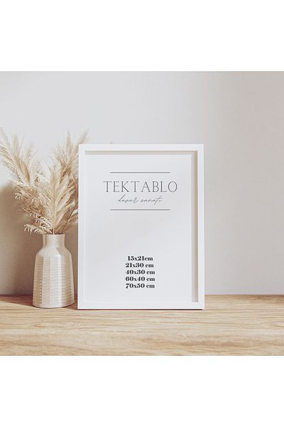 TekTablo A4 Frame 21X30 cm Frame, Certificate Diploma and A4 Document Photo Frame