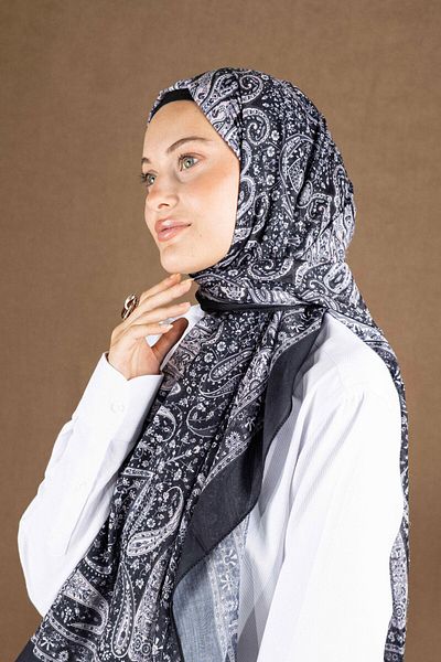Akel Digital Soft Shawl Ethnic Pastel Pattern