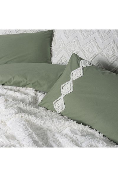 Cotton Box Premium Double Bed Set with Duvet Cover and Linen, Cotton Box, Luke cream