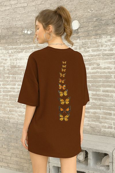 BENROMA 1 προϊόν για αγορές 6 και άνω Δώρο μπλουζάκι Unisex με στάμπα πεταλούδας