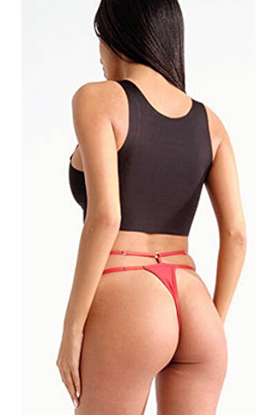 YOYYO BEL KISMI TAŞLI TANGA AYARLANABİLİR ASKI TÜL KUMAŞ İÇ GİYİM KÜLOT TANGA İÇ GİYİM