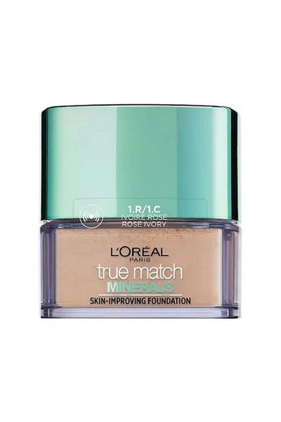L'Oreal Paris Pudra de fata minerala, L'Oreal, Perfect Match Minerals, 1R/1C Rose Ivory, 10 g