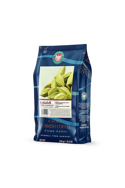 Mare Mosso Caffe ê Vendite Cardamom Flavored Turkish Coffee 250 Gr.