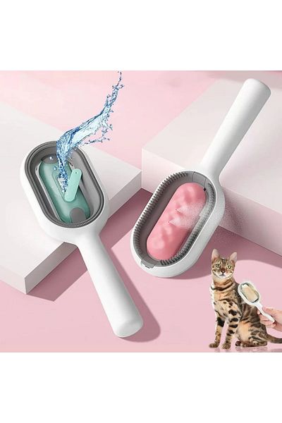Beruflic Cat and Dog Hair Collection Brush with Water Tank Pet Comb with Water Tank