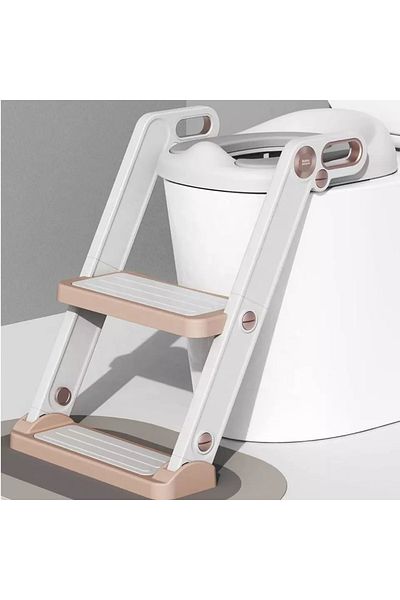 Little Mom Little Mom Potty Training White, foldable, with soft PU foam seat,
