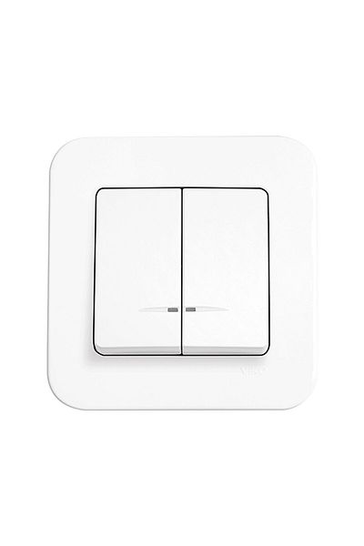 PANASONIC Switch with LED Rollina White