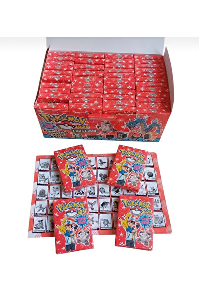 taso8090 (5 PAKET) 2025 Pokemon Albümlü Hediyeli Oyun Kartı