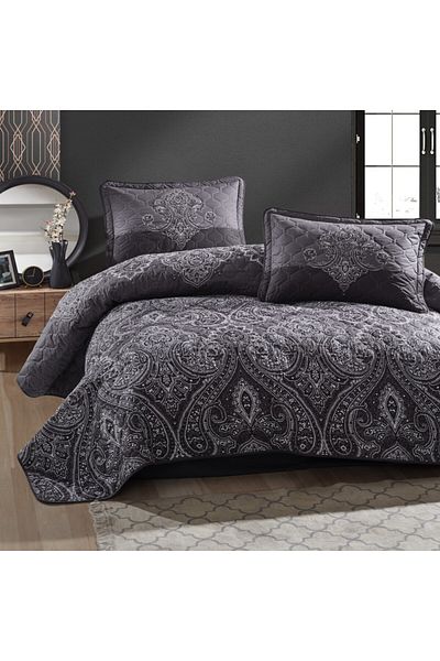 Pucioasa Quilted duvet set + 2 pillowcases 100% cotton, Pulse V1