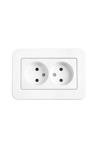 PANASONIC Double Socket Rollina White