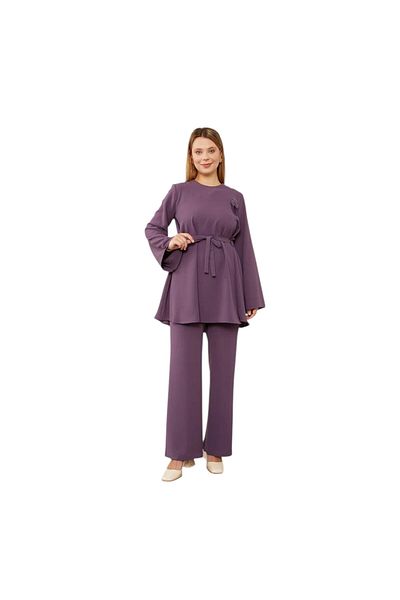 Levidor Double Suit with Embroidery Detail