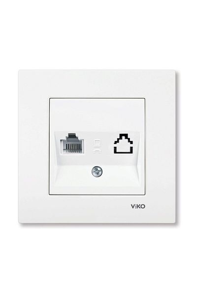Viko by Panasonic Telephone Socket Viko Karre White