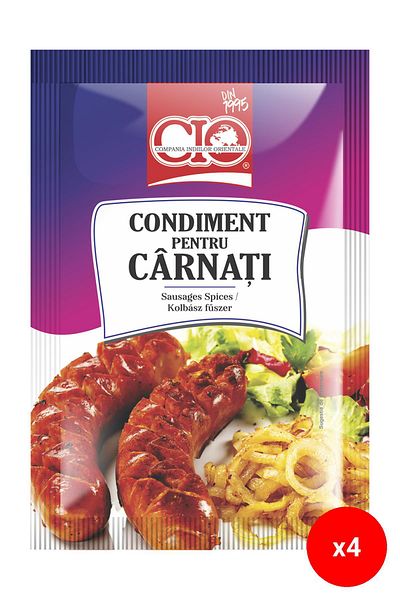 CİO Condimente pentru cârnați 20g x5 buc (Pachet de 4)