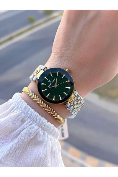 Daniel Klein Women's Wristwatch + Bracelet with Special Cut Glass, 3 Atm Water Resistant, 2 Years Warranty 92601.4