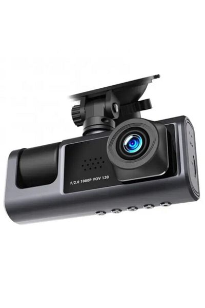 DAR 3 Channel Car Camera – 1296P Front, Interior and Rear Recording, IR, G-Sensor, Parking Monitor