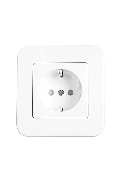 PANASONIC Schuko Outlet with Child Protection - Rollina White