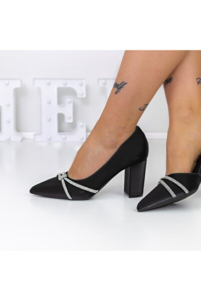 mei Black High Heel Shoes 3XKK16