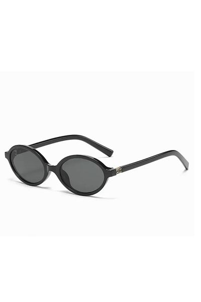 Toz Vintage Delova Black Vintage & Retro Unisex Sunglasses