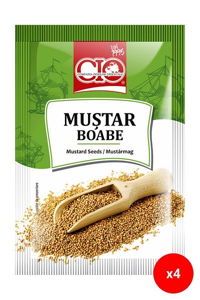 CİO Mustard Seeds 25g x5 PCS (Bundle of 4)