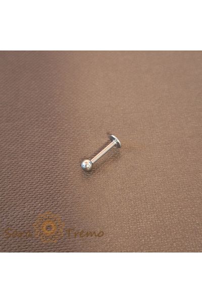 saratremo Titan Straight Bar Piercing with Small Ball