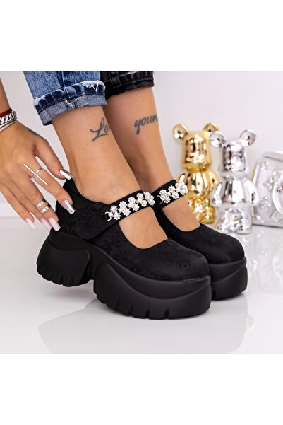 mei Platform Shoes 9066-59 Black |