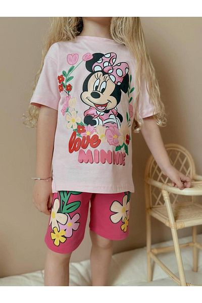YİGİT BUTİK Yigit Boutique Floral Printed Shorts Girl's Suit