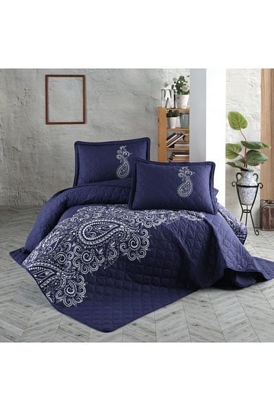 Pucioasa Quilted duvet set + 2 pillowcases 100% cotton, Nilla V1