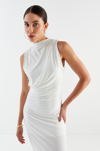 Shopping Shop Rochie Drapeli ALBĂ