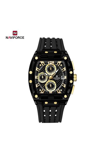 MACON NF7105 Sports Transparent Waterproof Quartz Silicone Multifunctional Chronograph Men Watch