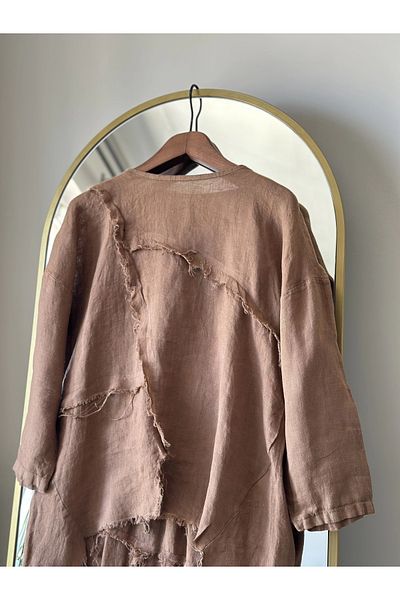 Puro Lıno Puro Lino 100% Linen Suit - Cinnamon